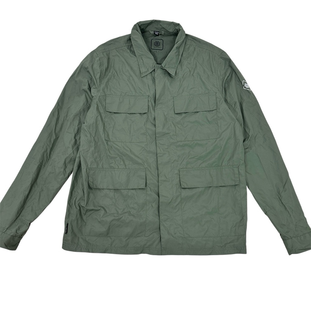 Element Men's Green Lightweight Windbreaker Shacket